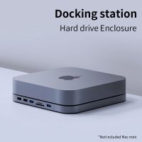 USB-C Type-C Hub SATA Hard Drive Enclosure SSD HDD SD/TF Card Reader for Mac