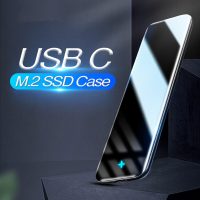 M.2 SSD SATA B M+B Key to USB Type C 3.1 MicroUSB External Box Adapter Case