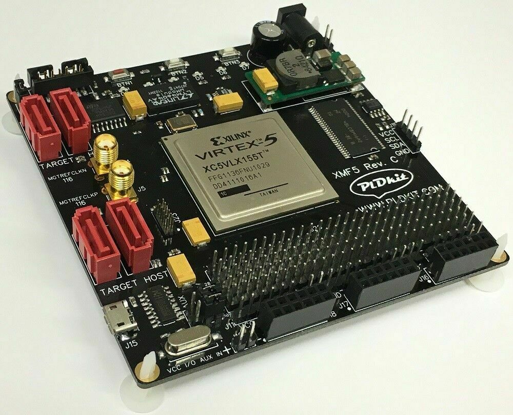 XILINX VIRTEX-5 XC5VLX155T FPGA module Development board XMF5 XILINX VIRTEX-5 XC5VLX155T FPGA module Development board XMF5
