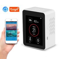 Tuya WIFI CO2 PM2.5 Air Quality Temperature Humidity Multifunctional Detector