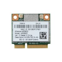 Half Mini PCI-E 300Mbps 2.4/5GHz 802.11b/g/n AR5B22 Wifi Card + Bluetooth 4.0