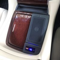 15W Wireless Car Smart Phone Charger w/ USB for Toyota Alphard 2015 2016 - 2019