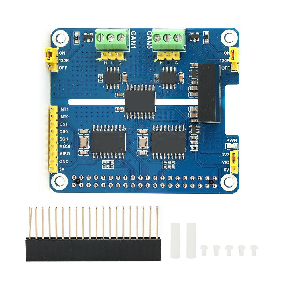 2CH Power Isolated CAN BUS Extension Expansion Board Module HAT Kit ...