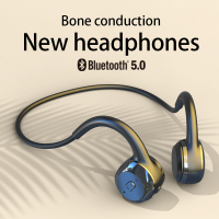 Wireless Earphone Bone Conduction Bluetooth Stereo Waterproof Earphone Audio Mp3 with Music Microphone