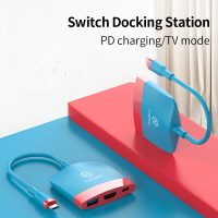 Portable Docking Station USB C to 4K HDMI USB 3.0 PD for Nintendo Switch
